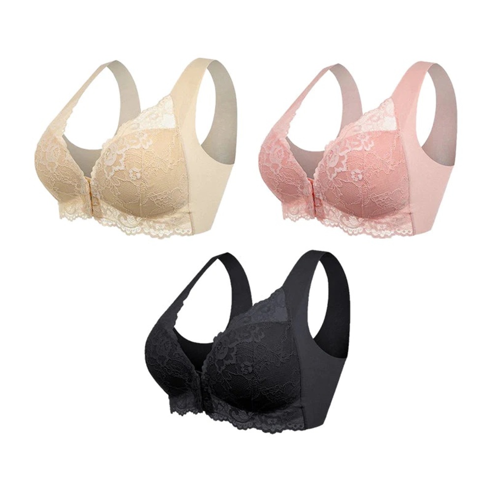 🪷 *NWT* LilyBras 3 Pack- Front Close Bra- 6XL